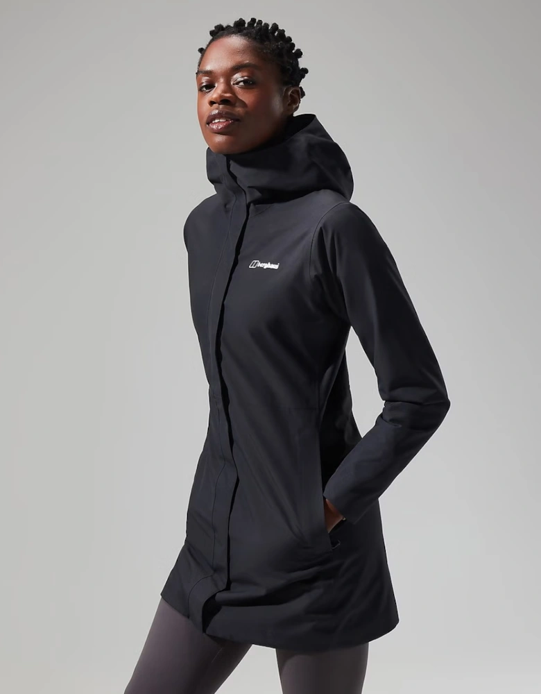 Women's Omeara Long Shell Jacket Black