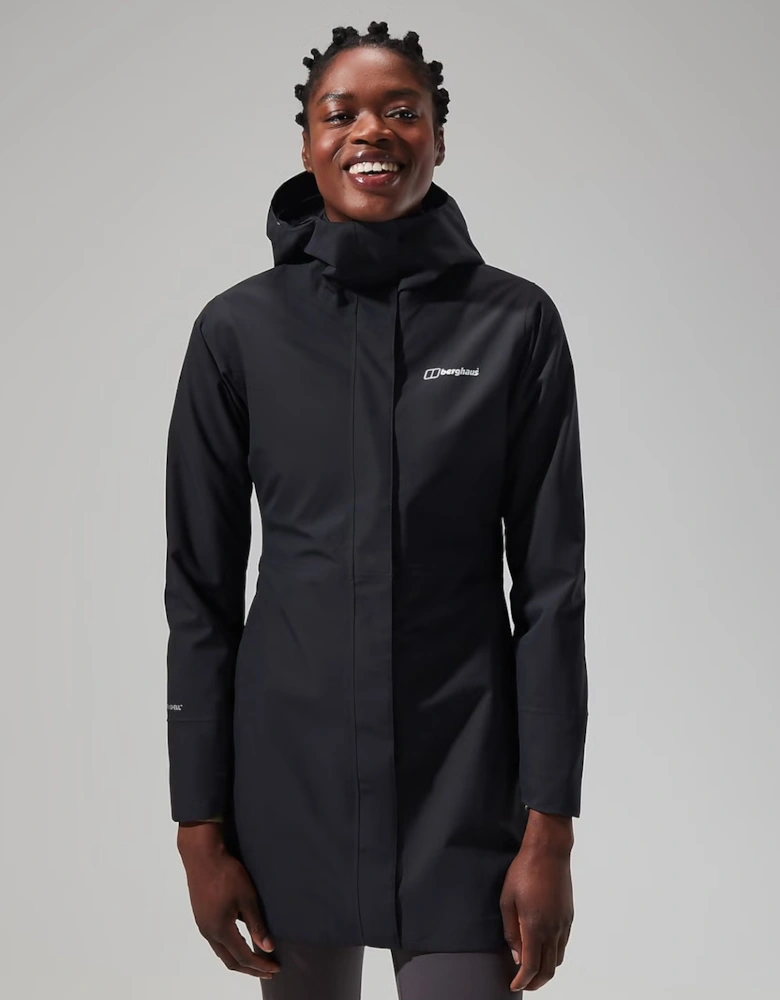 Women's Omeara Long Shell Jacket Black