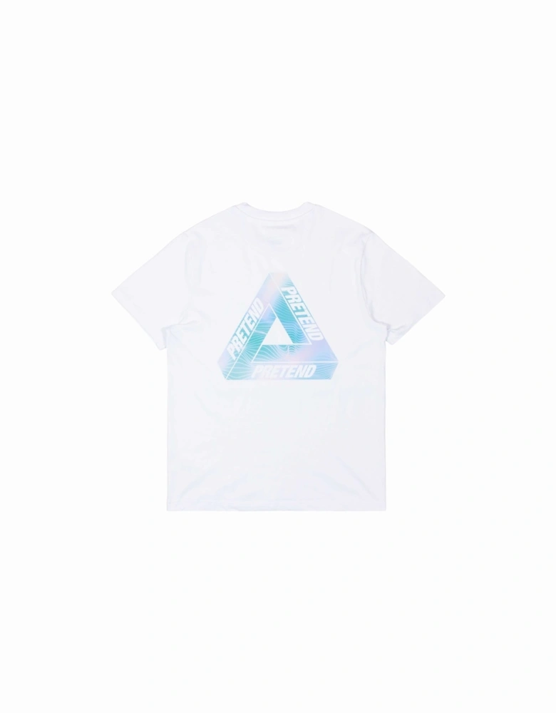 Pretend Triangle Heavyweight T-Shirt - White