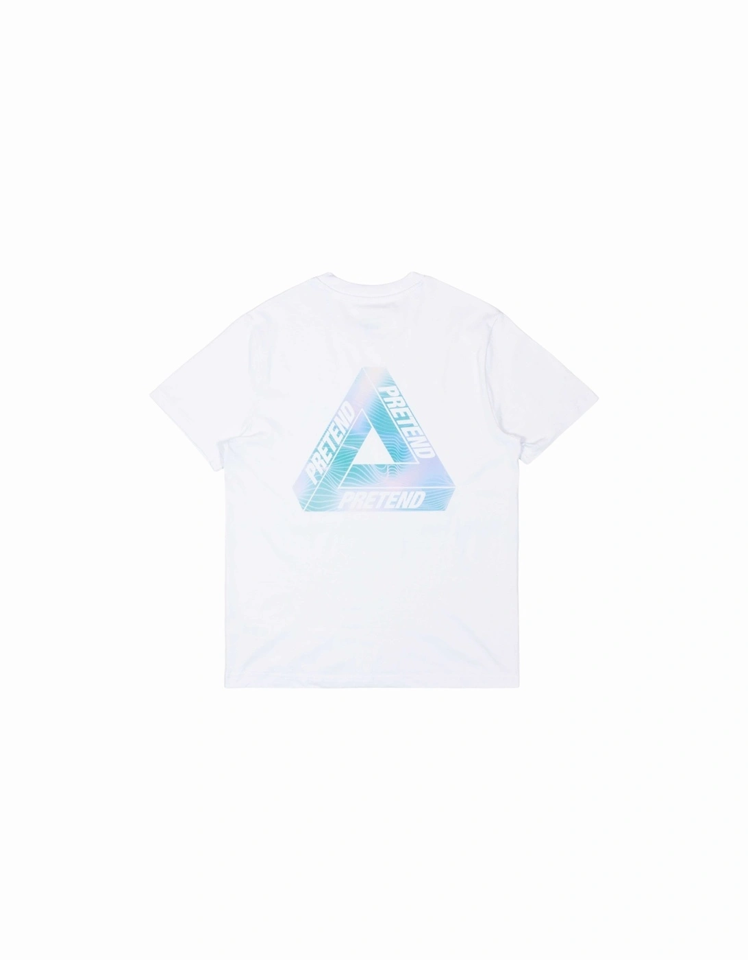 Pretend Triangle Heavyweight T-Shirt - White, 6 of 5