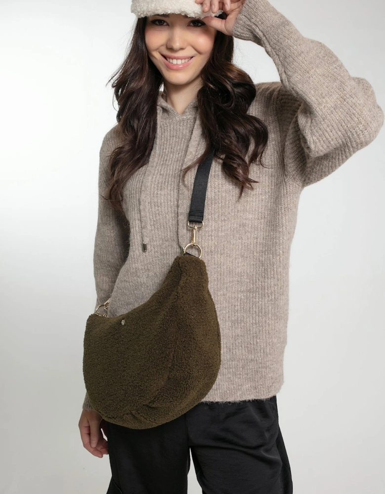 SIMONE SLOUCH BAG IN KHAKI