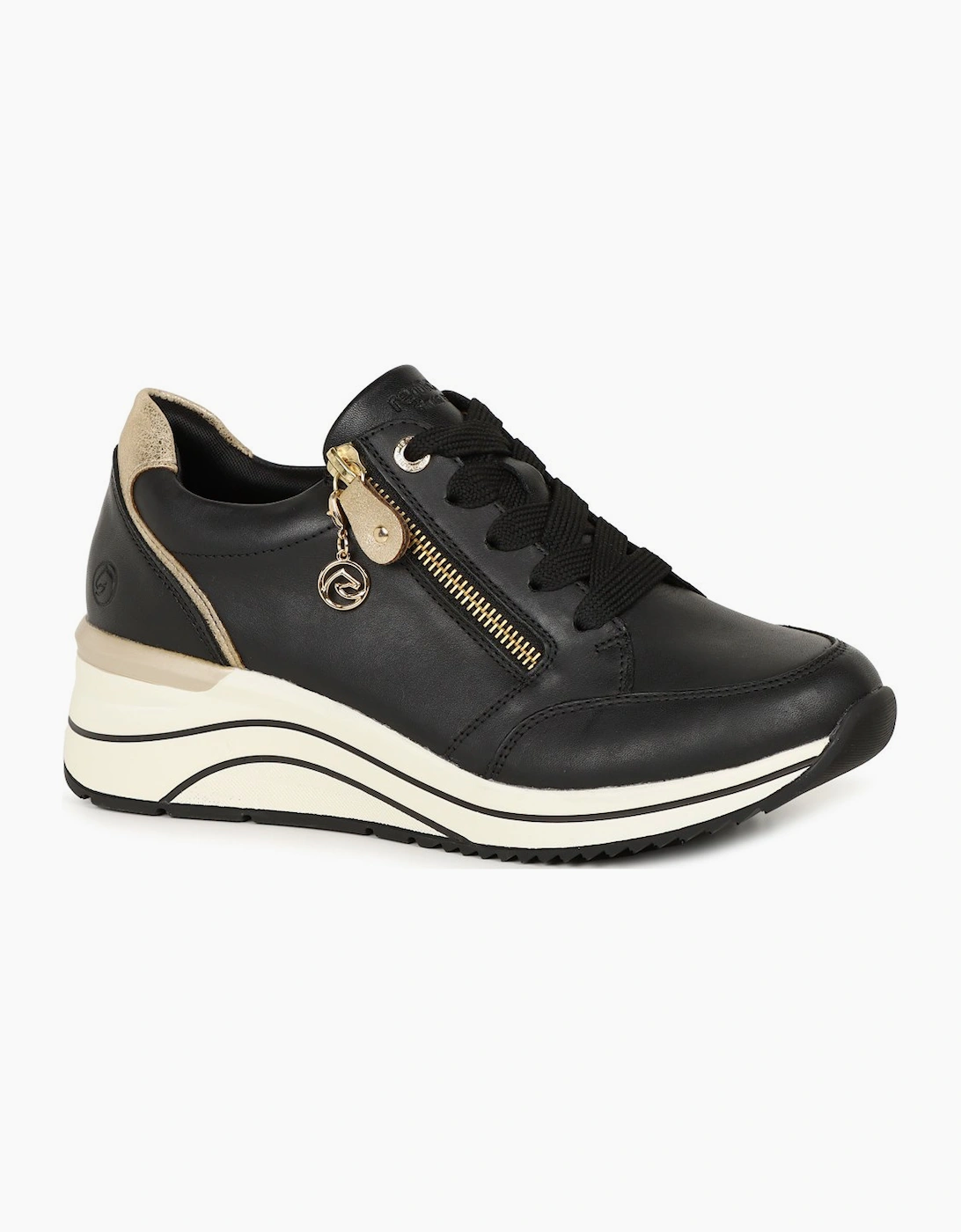 Remonte Women's Arran Womens Trainers - Black - Size: 4