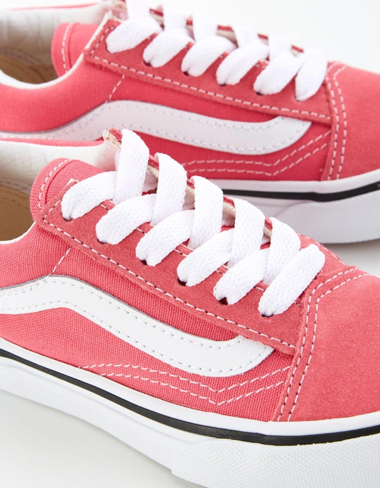 Kid's Old Skool Trainers - Pink