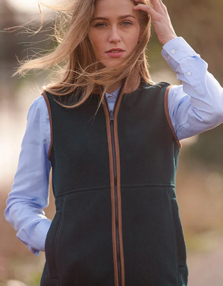 Women Aylsham Fleece Waistcoat - Dark Navy