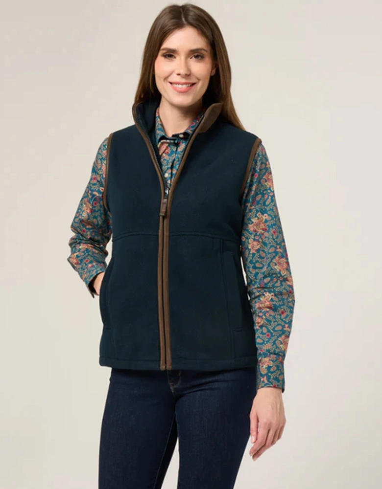 Women Aylsham Fleece Waistcoat - Dark Navy