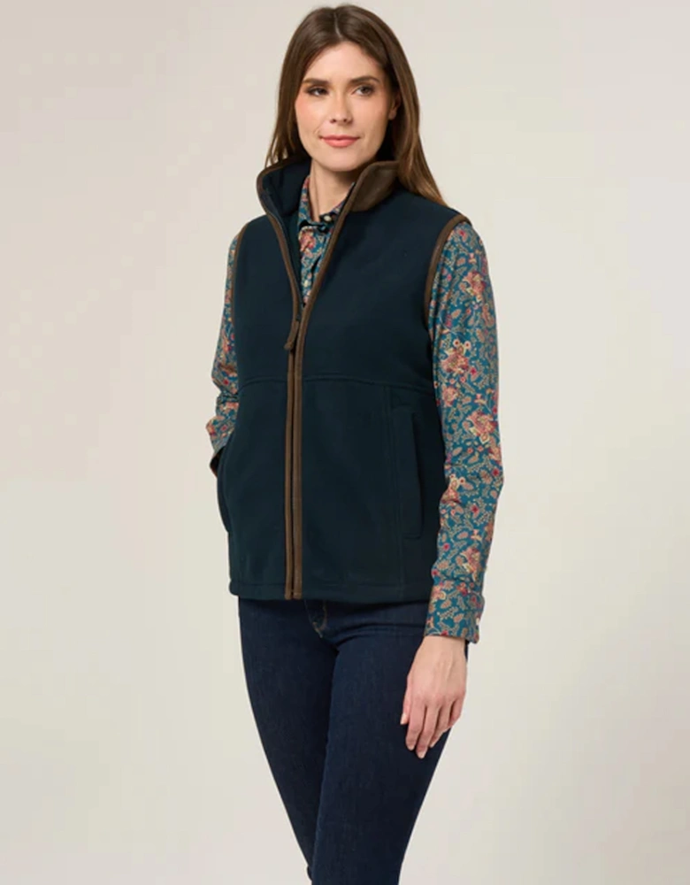 Women Aylsham Fleece Waistcoat - Dark Navy