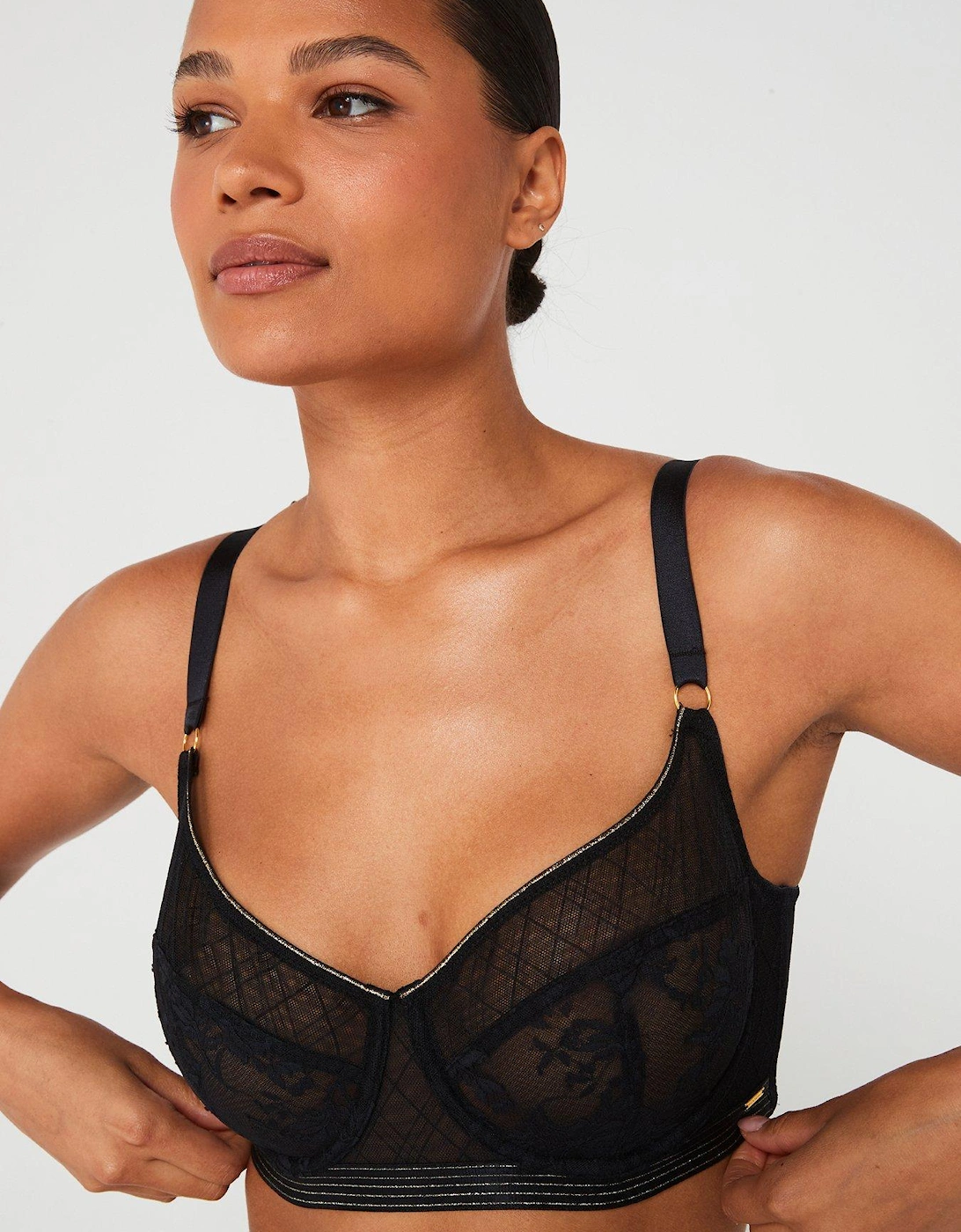 Dulcie Non Padded Wired Bra - Black