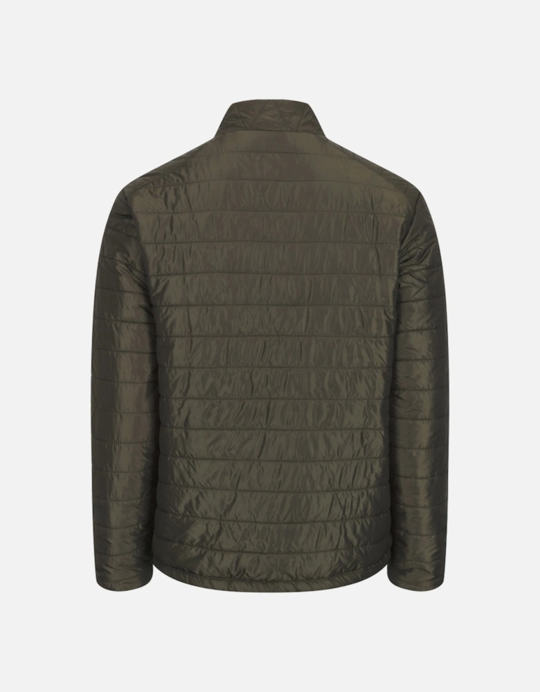 Kingston Lightweight Full Quilt Jacket Olive/Wine