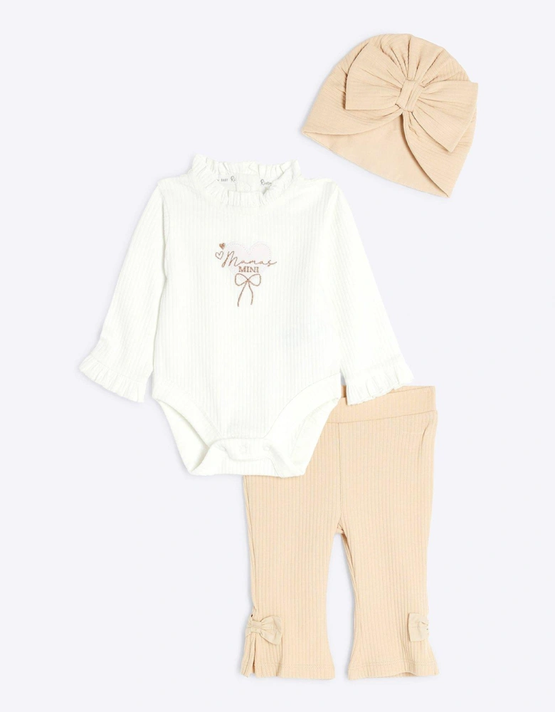 Baby Girls Kickflare Set - Beige