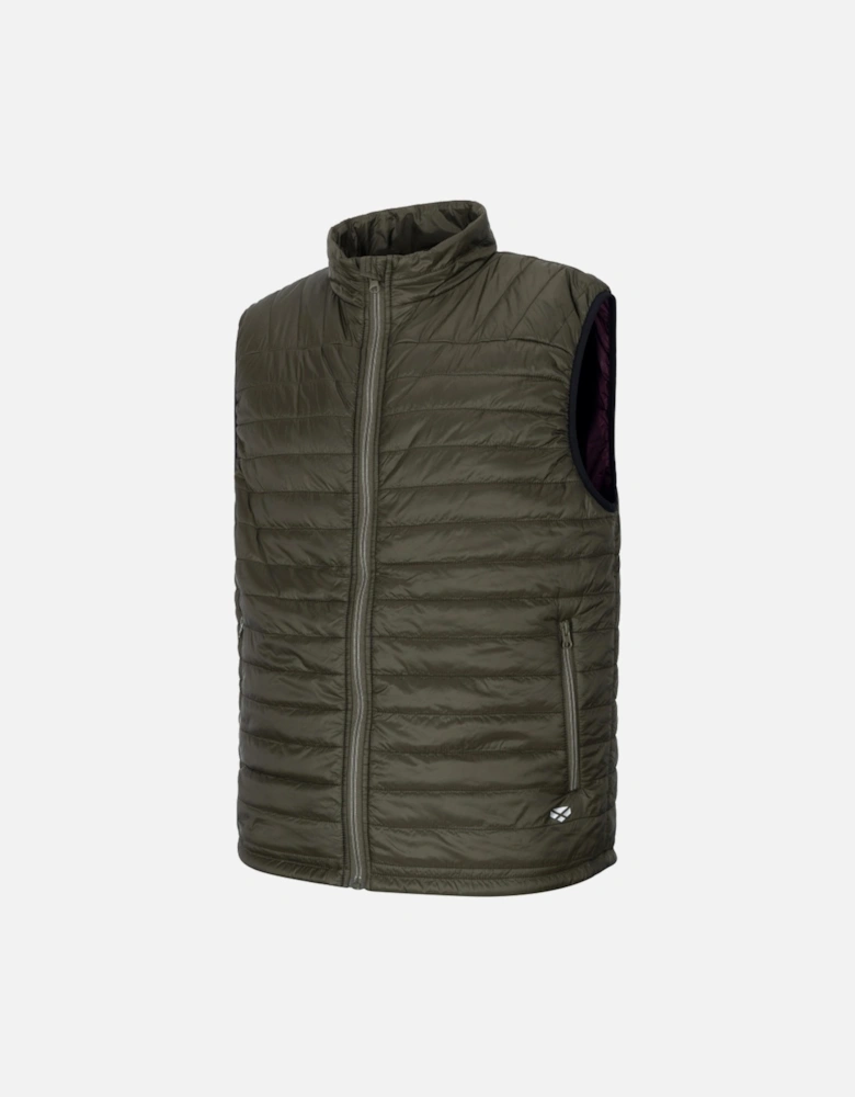 Kingston Rip-Stop Gilet Olive/Merlot