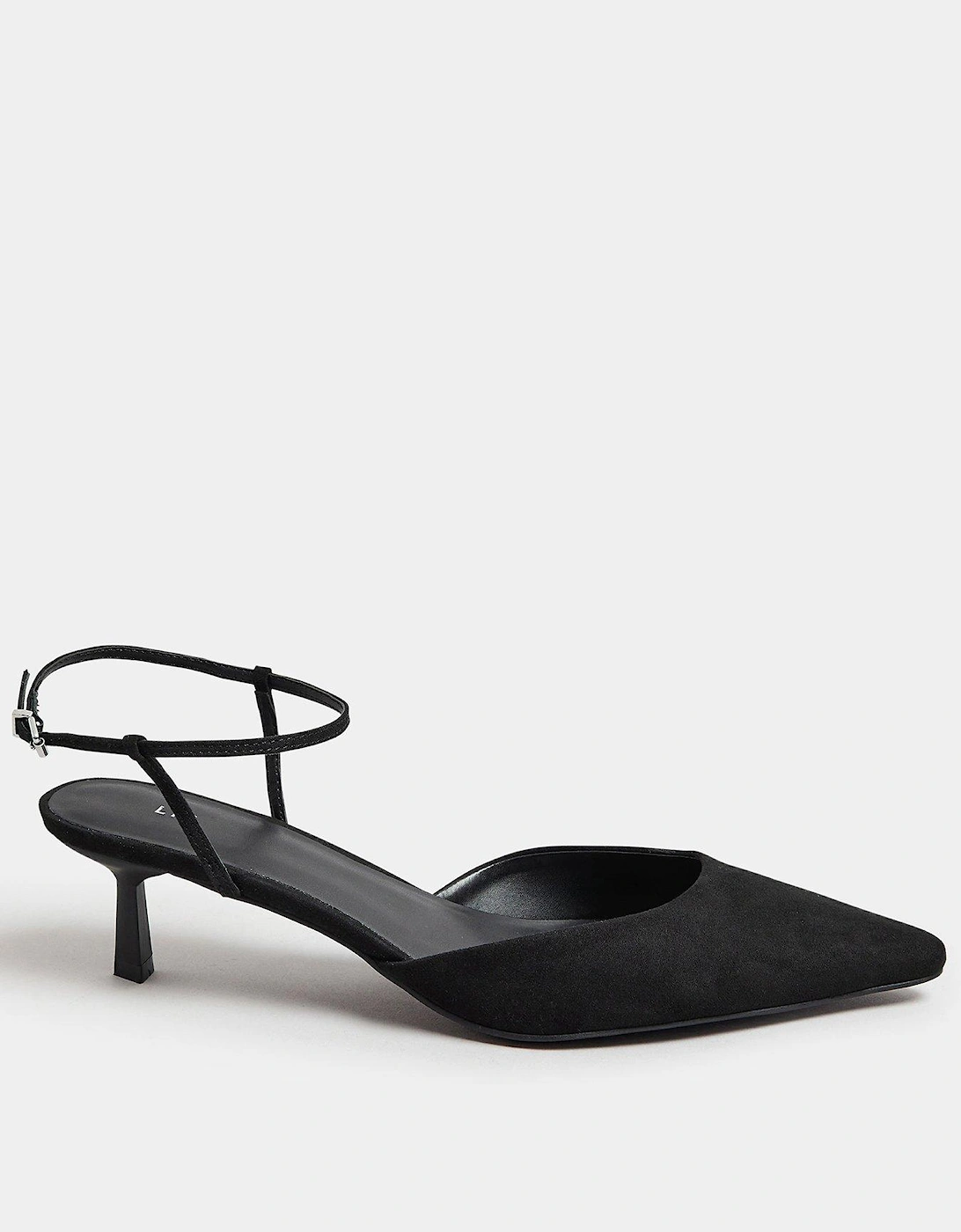 Two Part Closed Toe Mid Heels - Black, 2 of 1