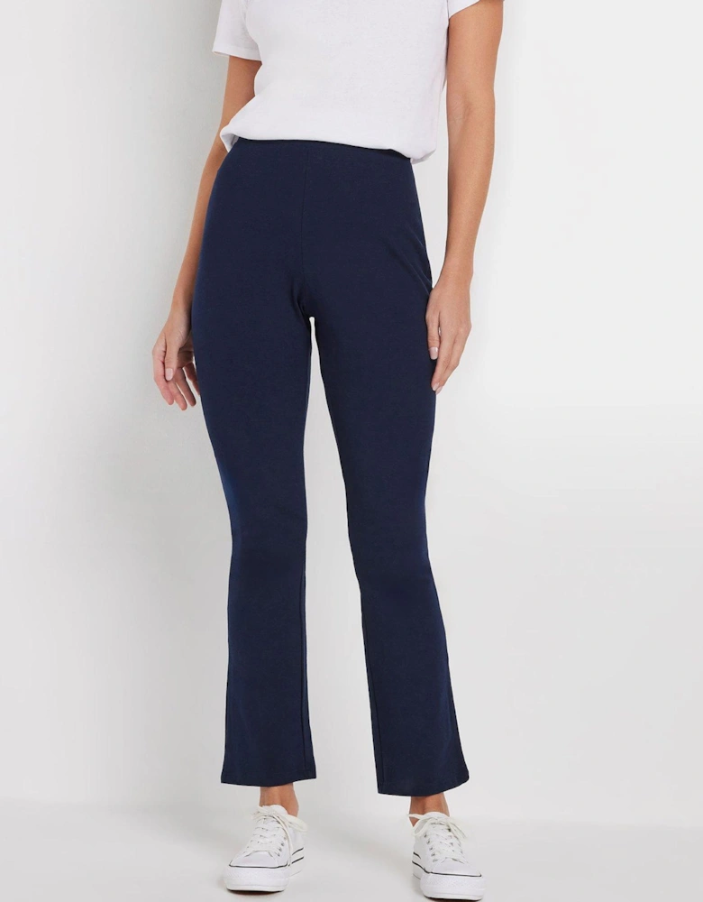 Slim Elasticated Leggings - Blue