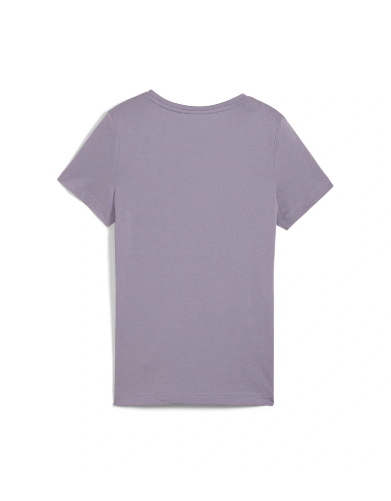 Girls Essentials Logo Tee - Purple