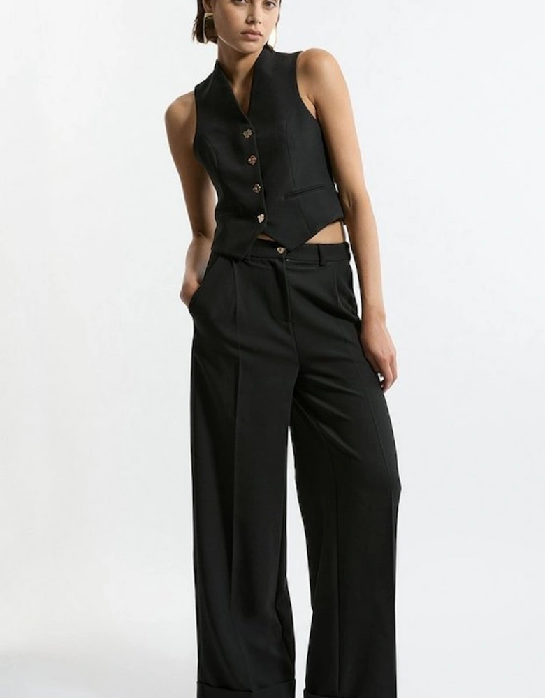 Essential Tailored Wide Leg Trousers