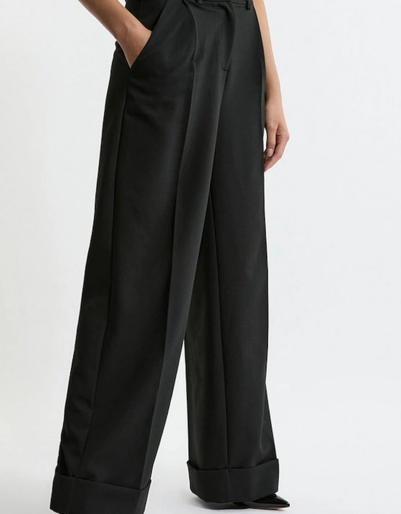 Essential Tailored Wide Leg Trousers