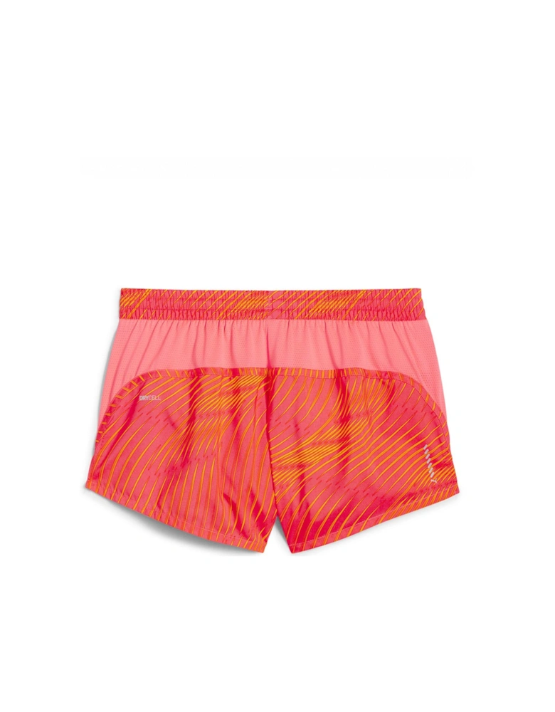 Womens Running Favorite Aop Velocity 3" Shorts - Multi