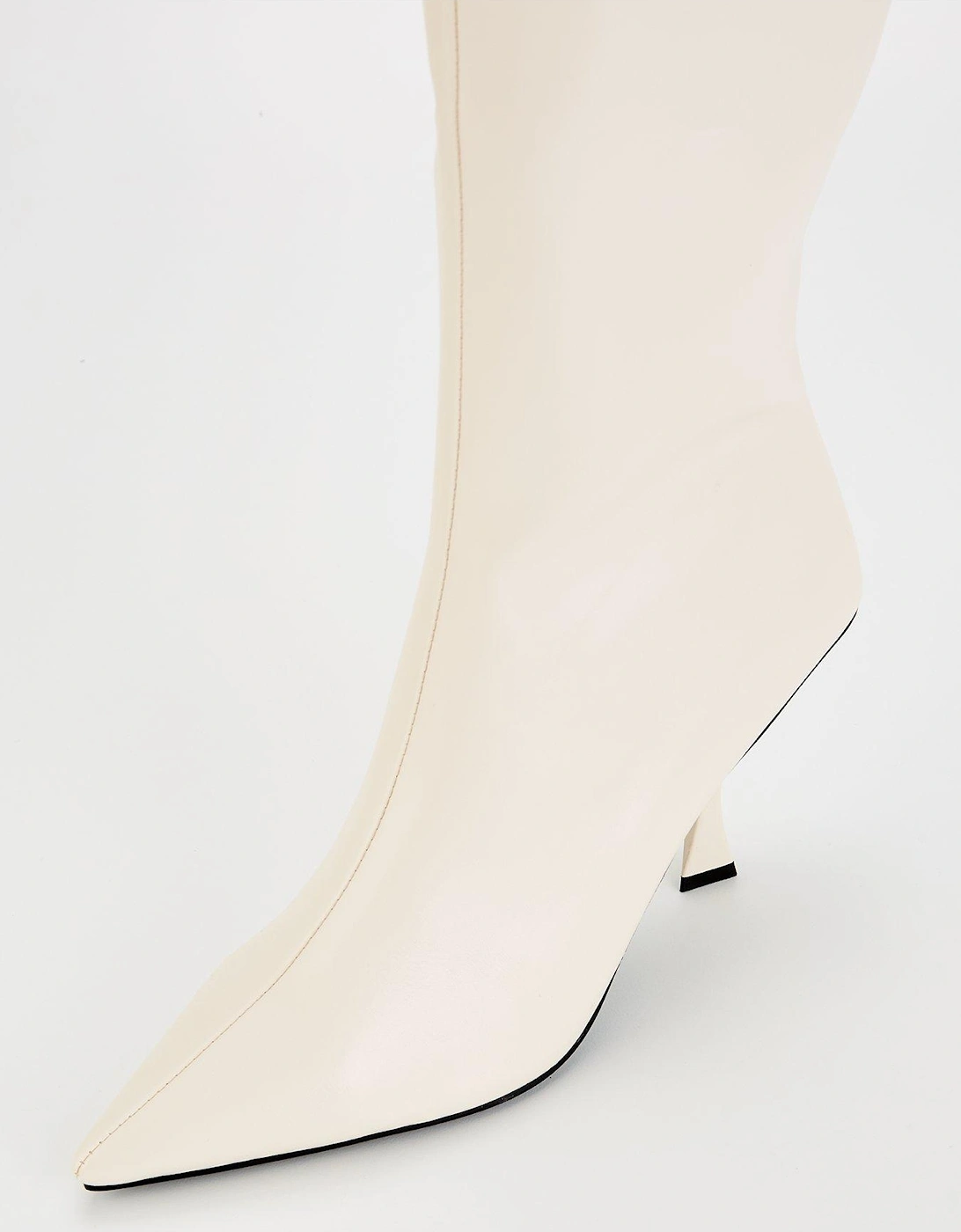 Rain Knee High Boot - Off White