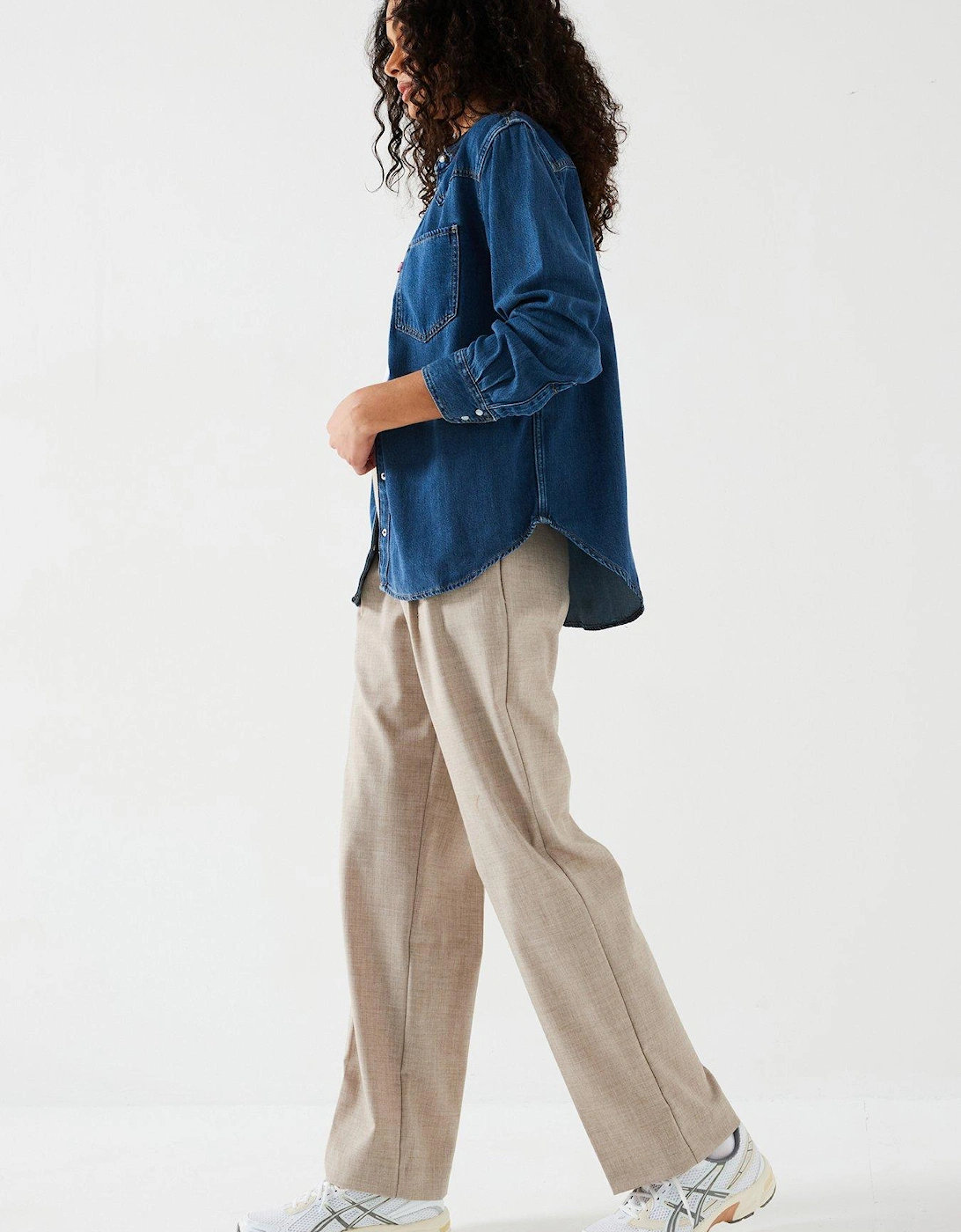 Teodora Western Shirt - Air Space 5 - Blue