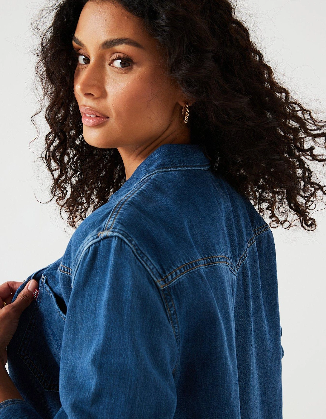 Teodora Western Shirt - Air Space 5 - Blue