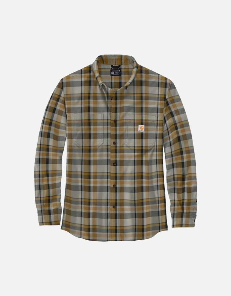 Carhartt Mens Flannel Long Sleeve Plaid Shirt