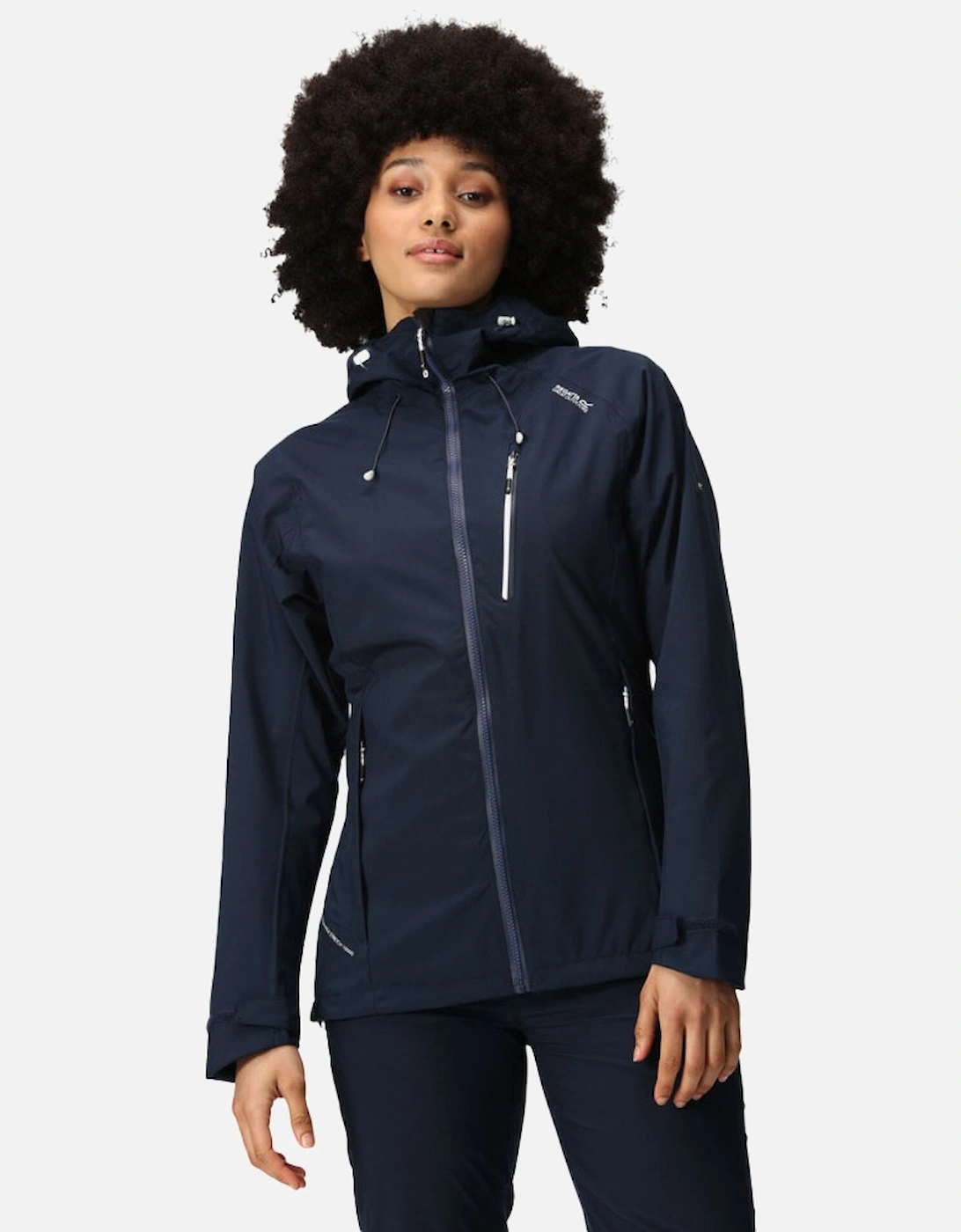 Womens Ladies Birchdale Waterproof Durable Hooded Jacket Coat, 4 of 3