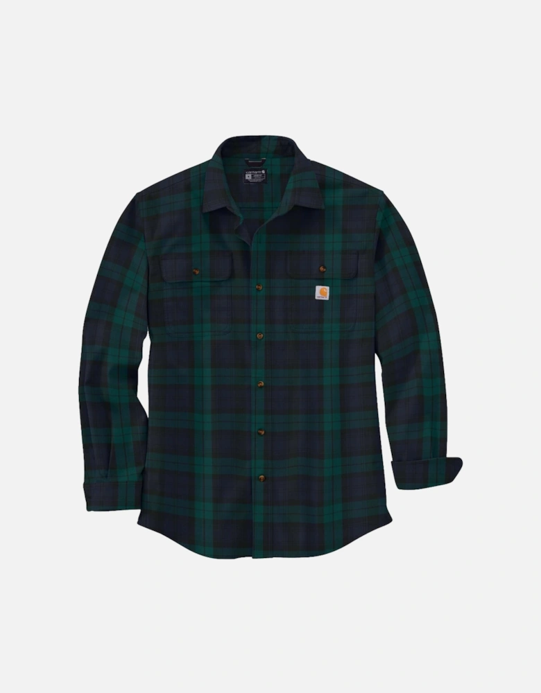 Carhartt Mens Flannel Long Sleeve Plaid Shirt