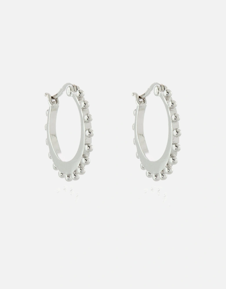 Beba Silver Hoop Earrings