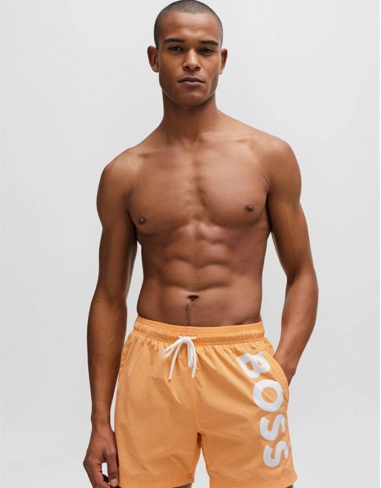 Vertical Logo Quick Dry Swim Shorts