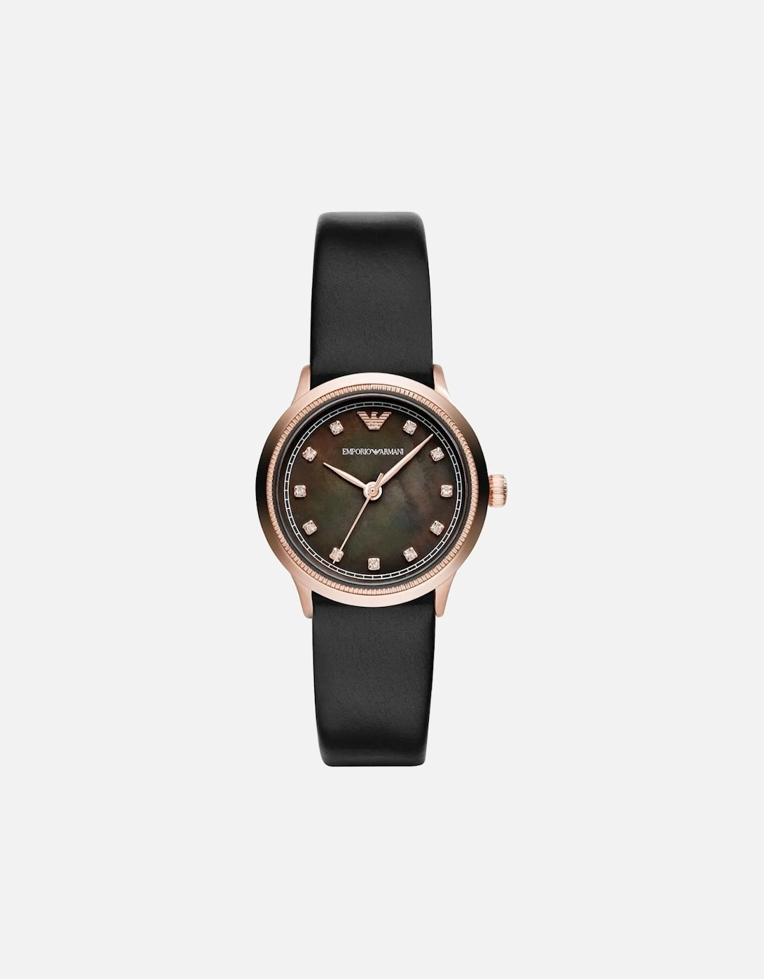 Emporio Armani Women's Brown Ar1802 Mother Of Pearl Dial Watch