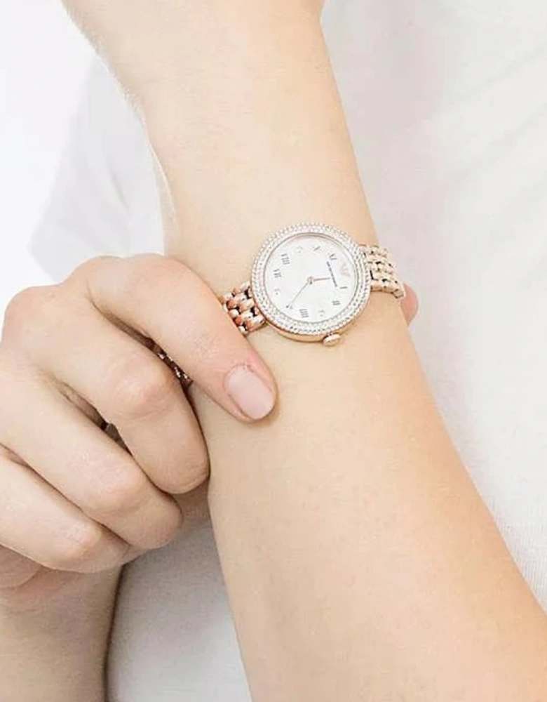 AR11355 Rose Gold-Tone Ladies Watch