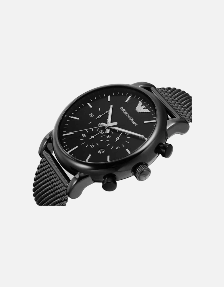 AR1968 Black Dial Chronograph Men's Watch