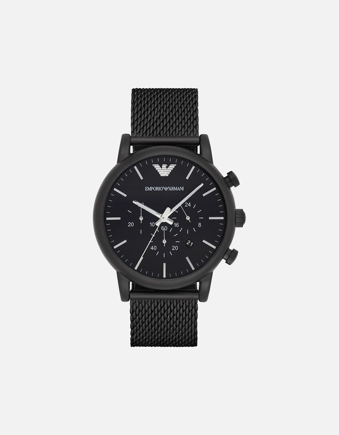 Emporio Armani Men's Black Ar1968 Dial Chronograph Watch