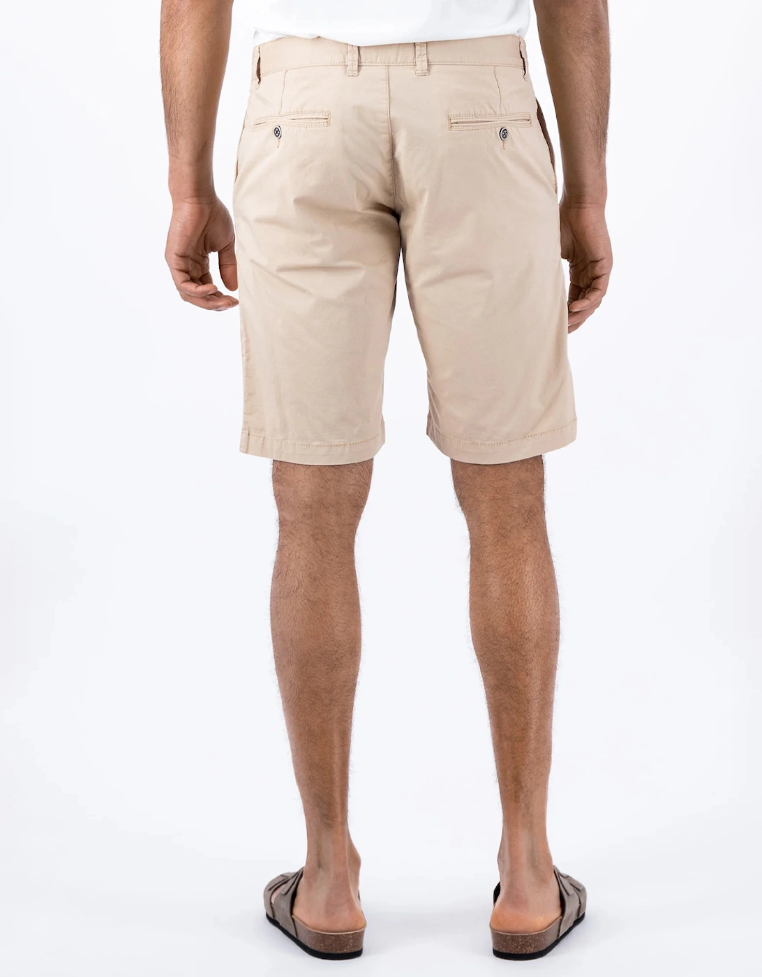 Fynch-Hatton Men's Basic Stretch Bermuda Shorts Sand