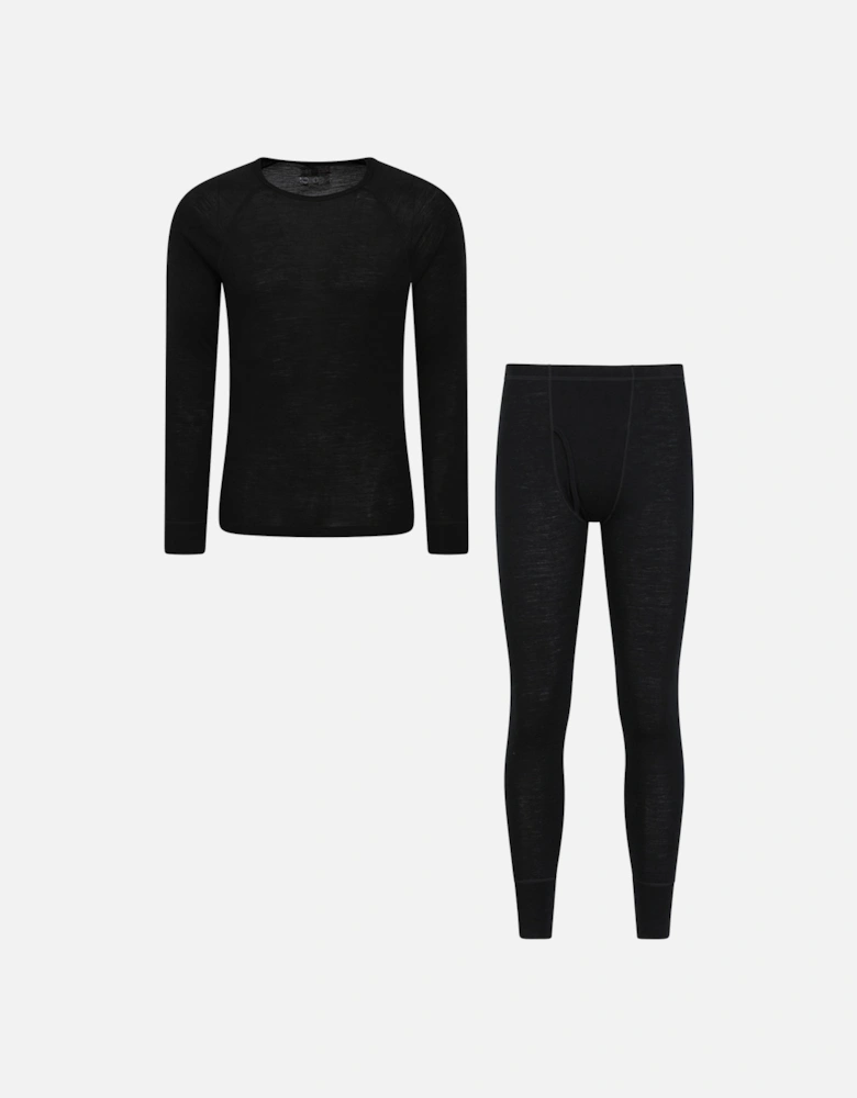 Mens Merino Wool Thermal Base Layers Set