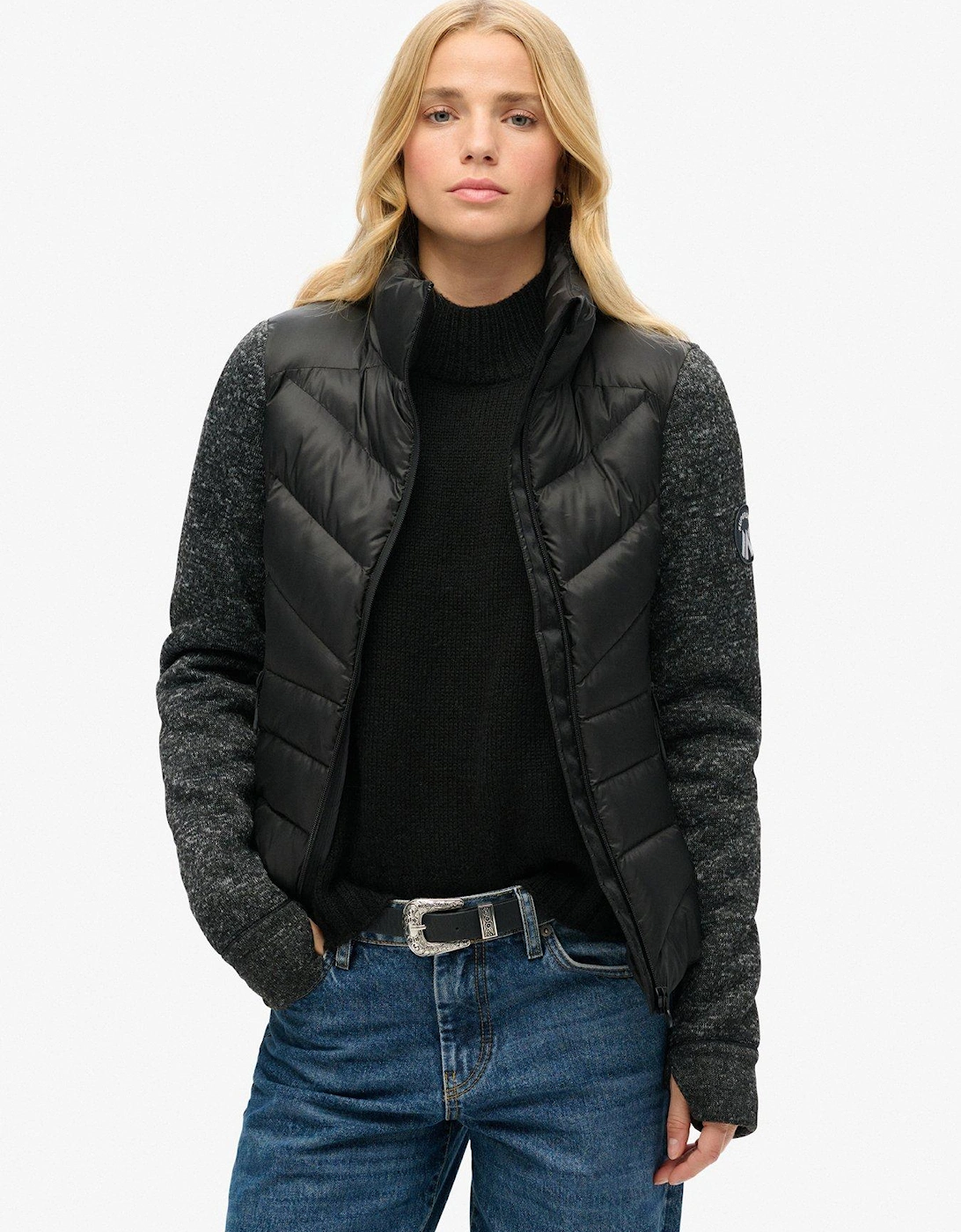 Storm Knit Hybrid Jacket - Black, 2 of 1