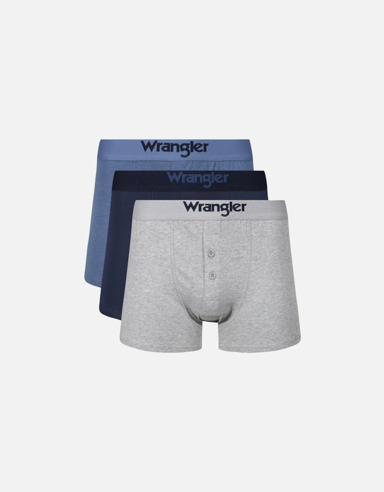3-Pack Button Fly Trunks - Multi
