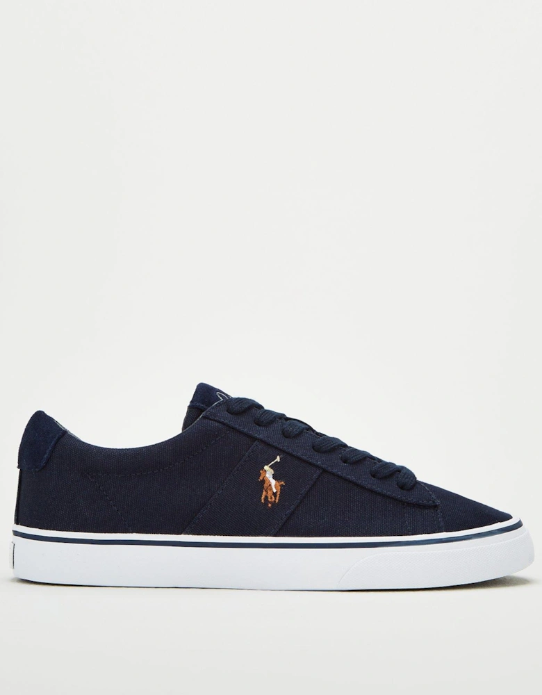 Sayer Canvas Trainers - Navy