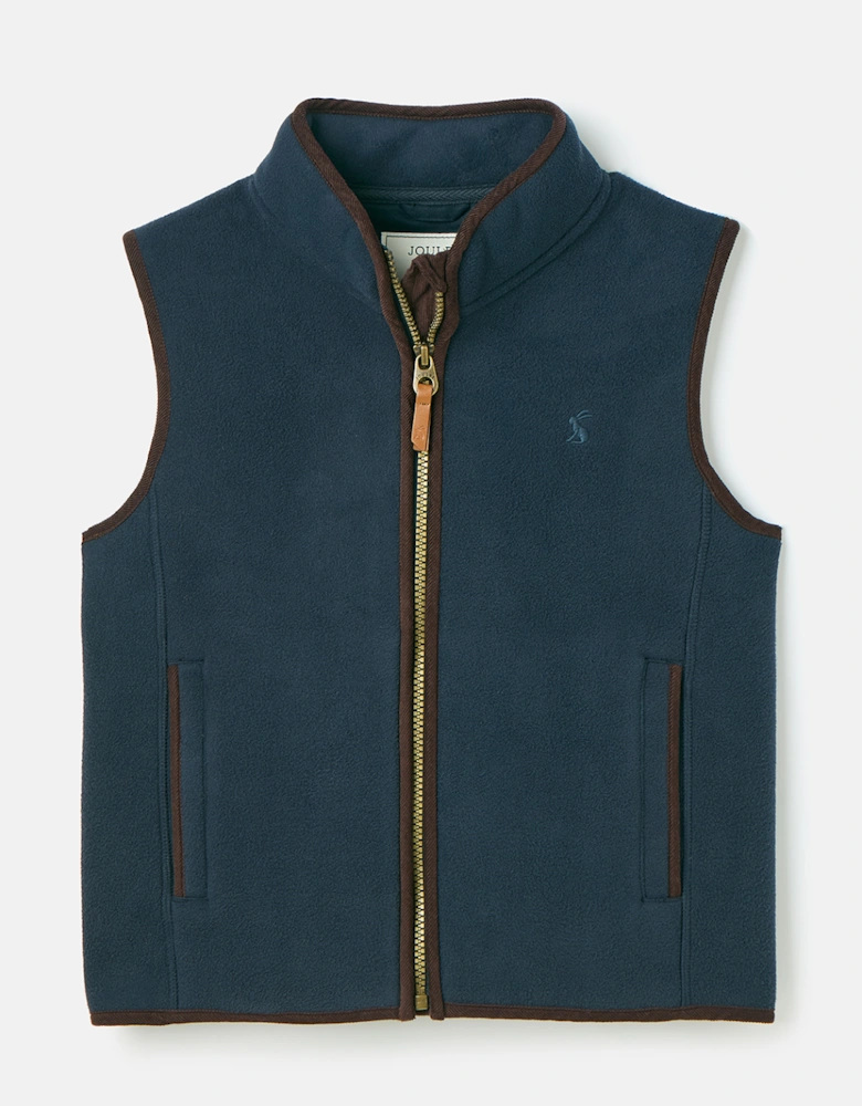 Boy's Coxton Fleece Gilet Navy