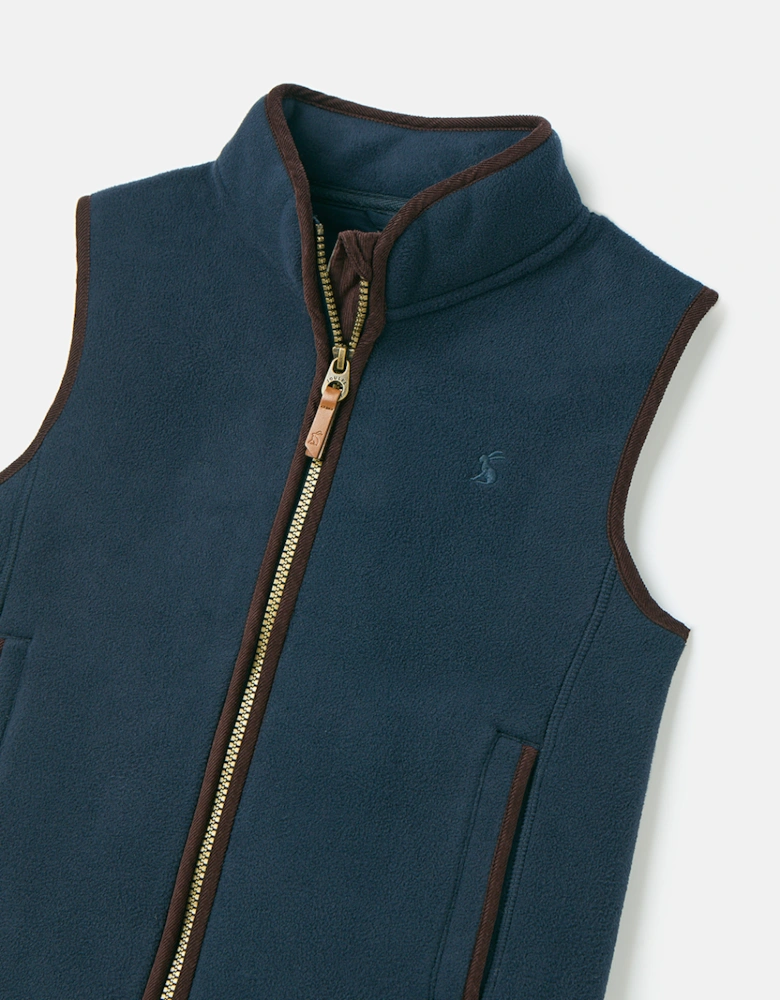 Boy's Coxton Fleece Gilet Navy