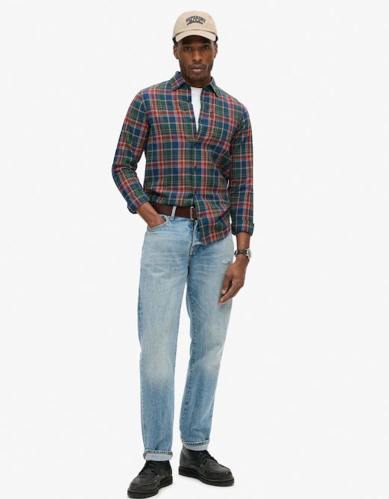 Men's Vintage Check Shirt Upstate Check Multi