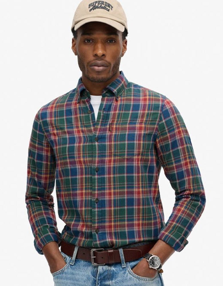 Men's Vintage Check Shirt Upstate Check Multi