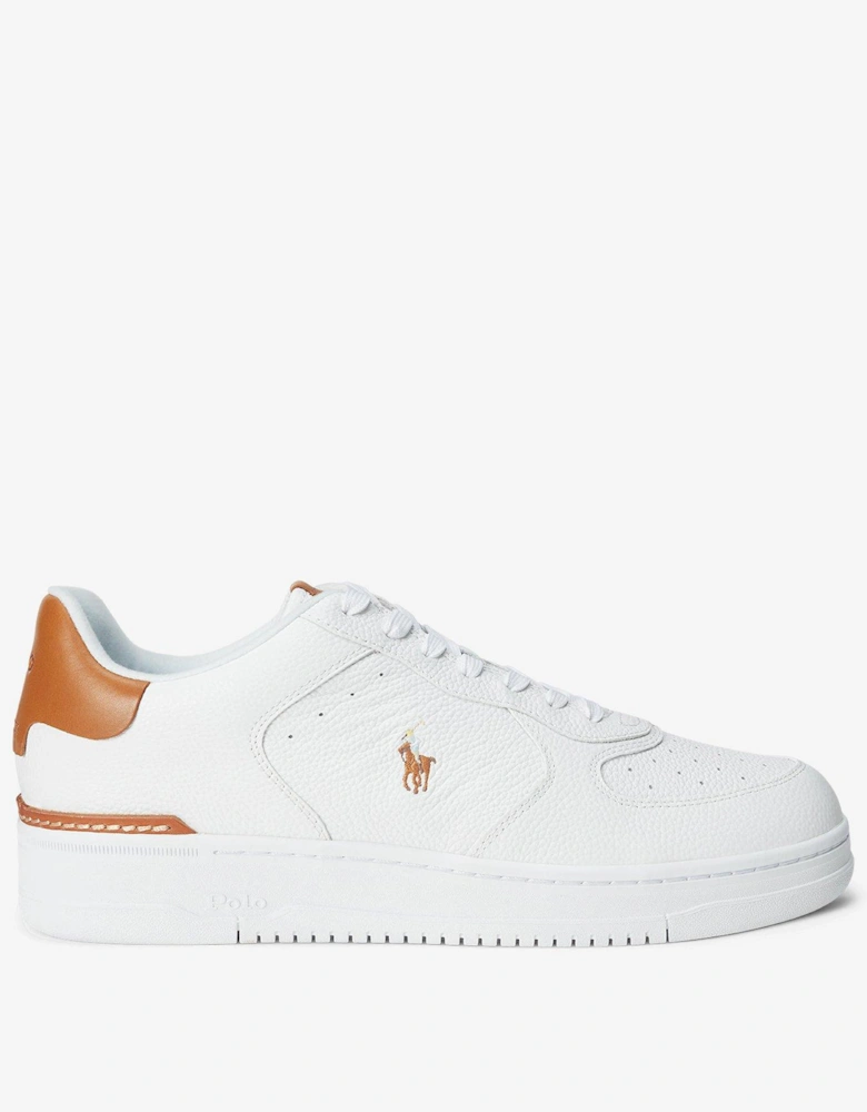 Masters Court Leather Trainers - White