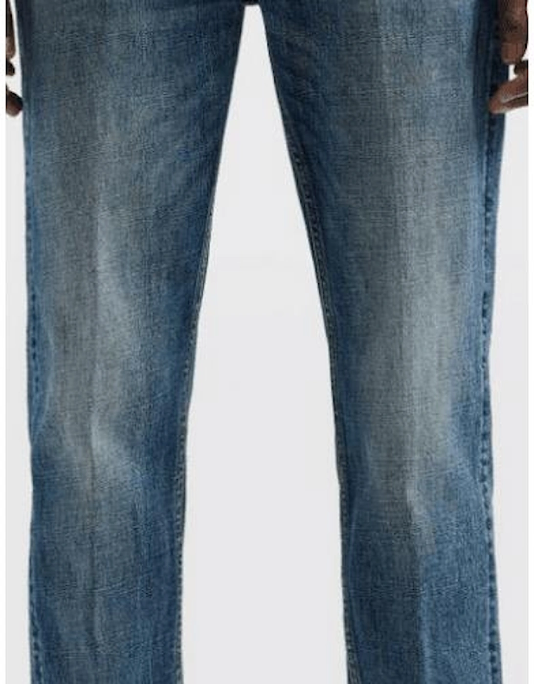 J75 Straight Leg Washed Blue Denim Jeans