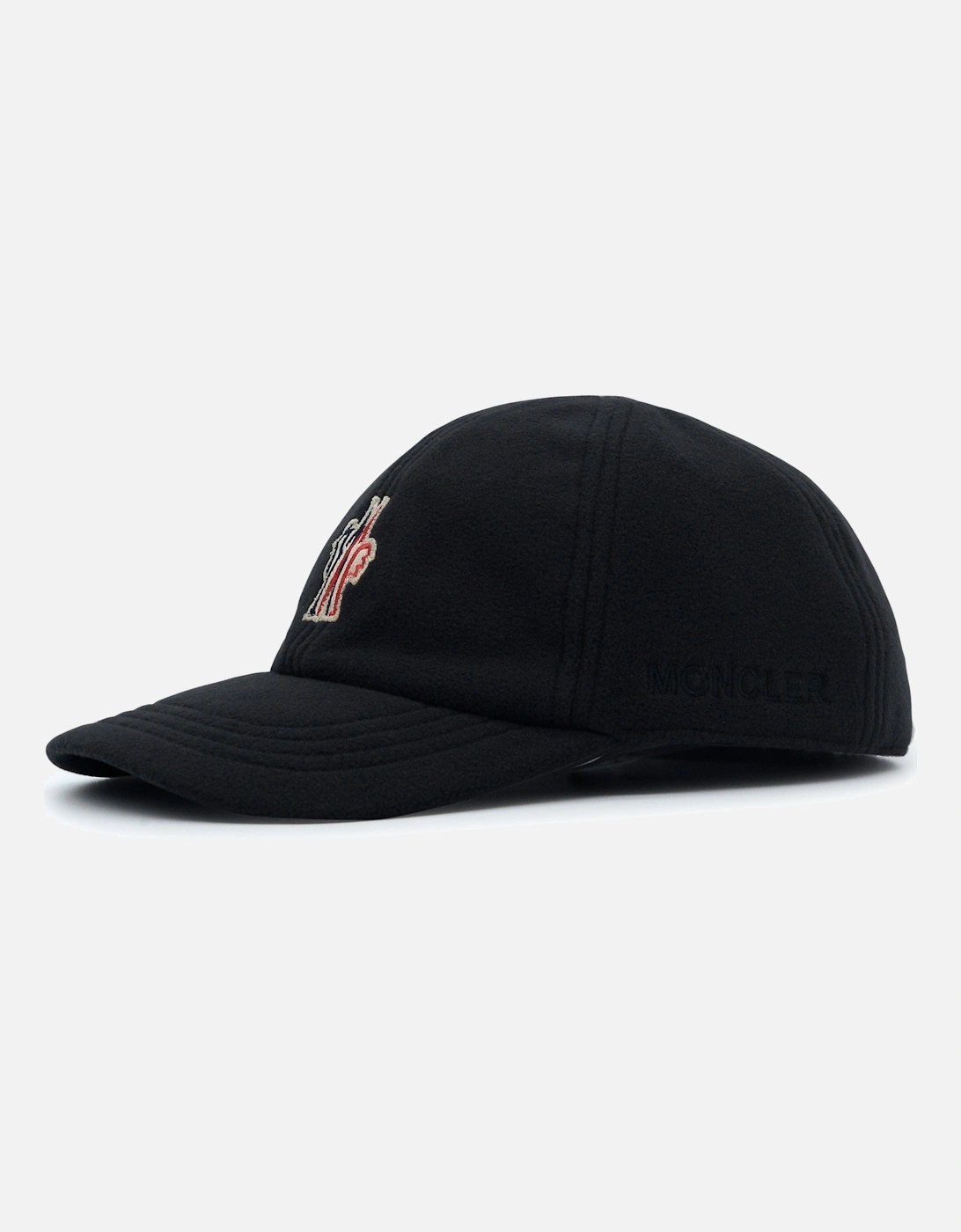 Branded Cotton Baseball Cap Black