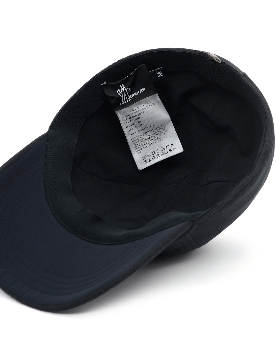 Branded Cotton Baseball Cap Black