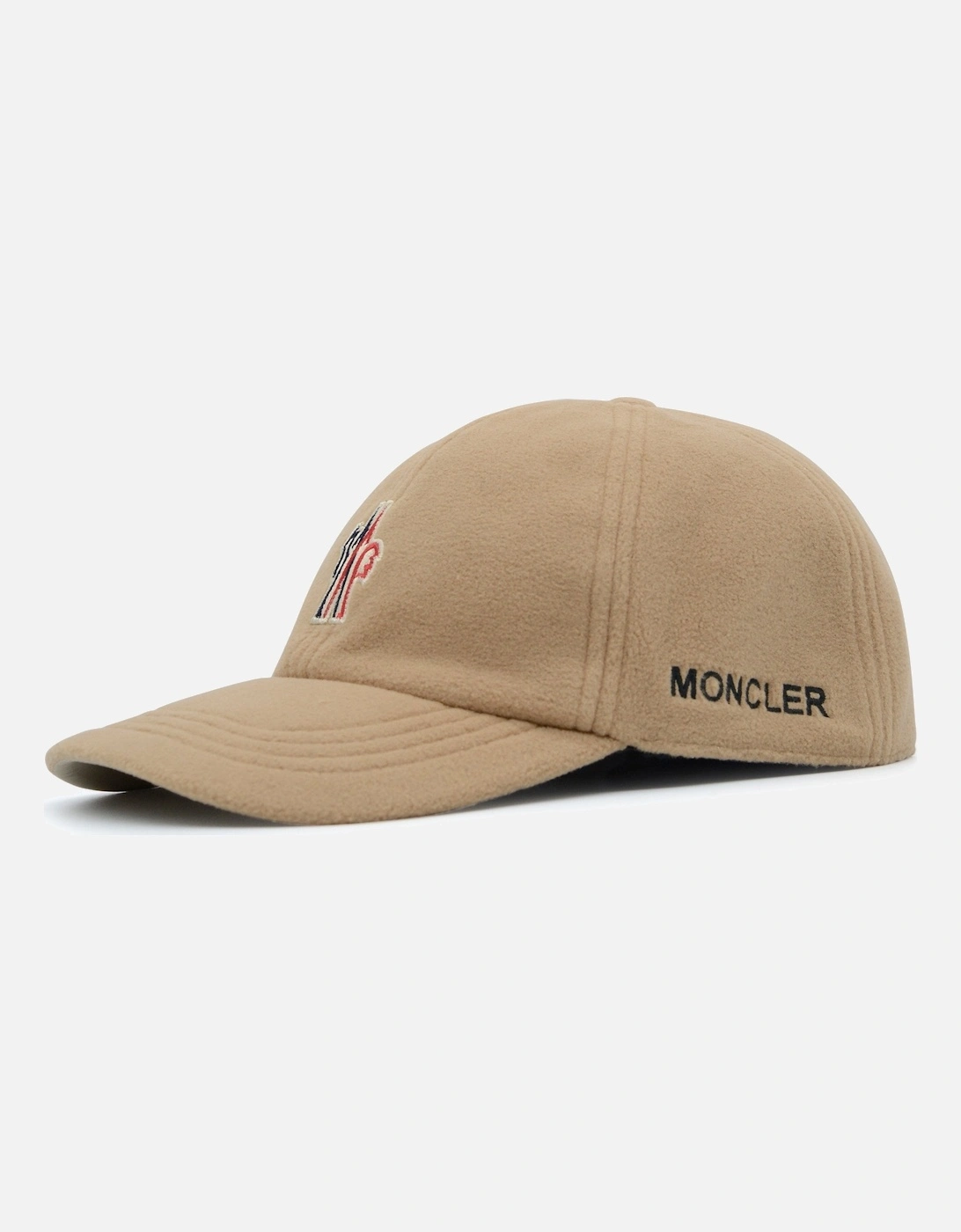 Branded Cotton Baseball Cap Beige