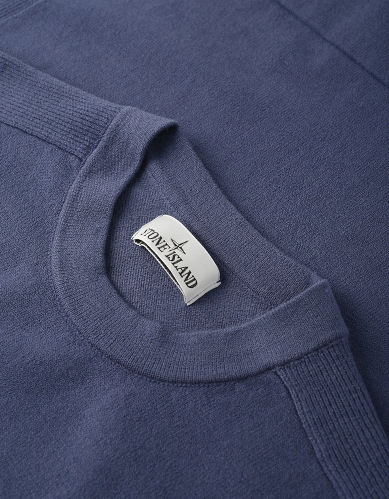 Compass Crewneck Sweater Blue