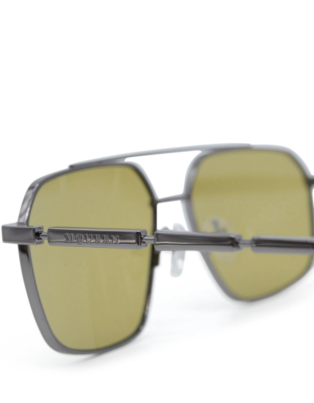 Rectangle Frame Sunglasses Silver