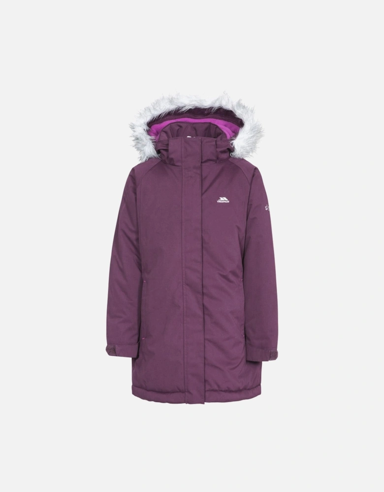 Childrens Girls Fame Waterproof Parka Jacket