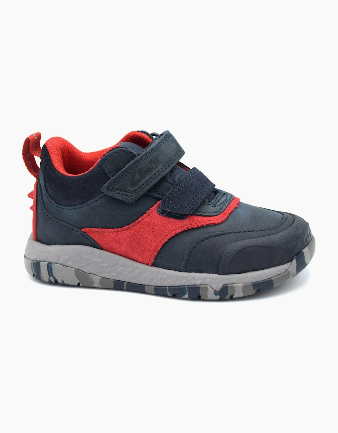 Clarks Boy's STEGGY REX T CHILDREN'S SHOE - Navy - Size: S 4.5/f